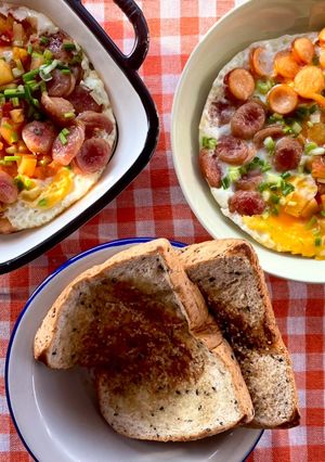 รูปของ ไข่กะทะ 🍞🍅🥚
