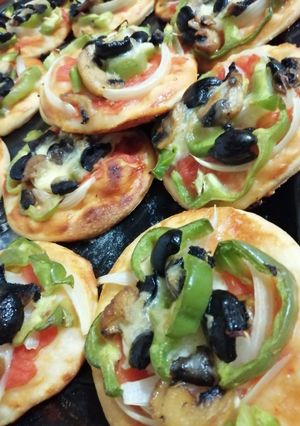صورة لوصفة ميني بيتزا 🍕