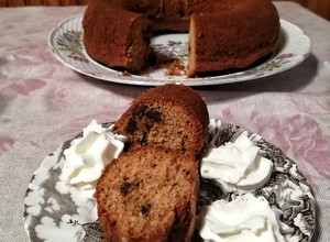 Foto di #123 Ciambella al cioccolato fondente e zucchero di cocco