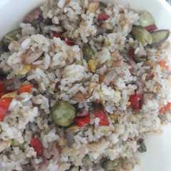 Nasi goreng cumi asin pete রেসিপির প্রধান ছবি