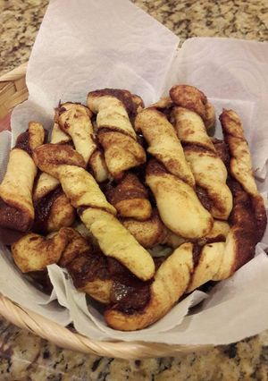 A picture of Cinnamon Twists.