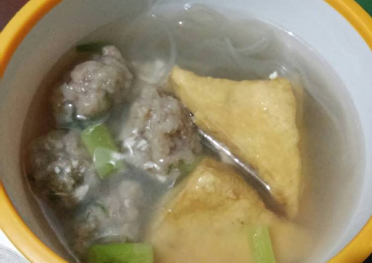 Resep Bakso dan bakso tahu dengan japchae, Bisa Manjain Lidah