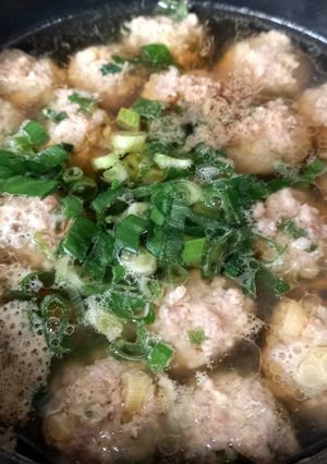 手做肉丸子湯 的食譜成品照片