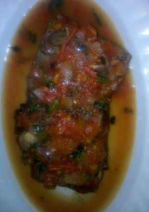 A picture of Stewed Nile perch (mbuta)#fourweekschallenge.