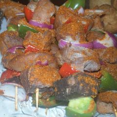 A picture of Meat kebbab.