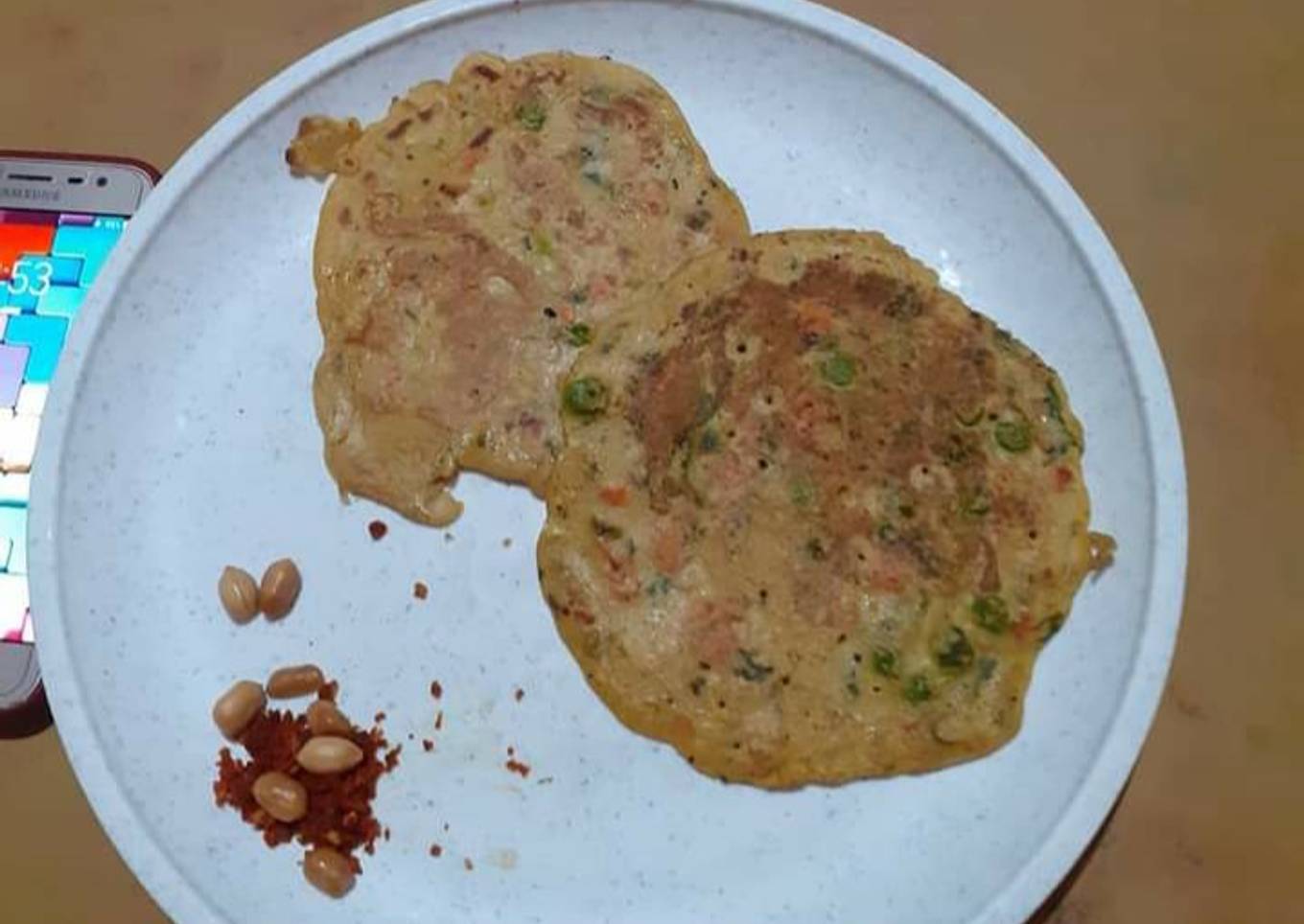 Healthy moong dal chilla