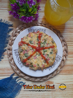 Foto resep Telur Dadar Nasi