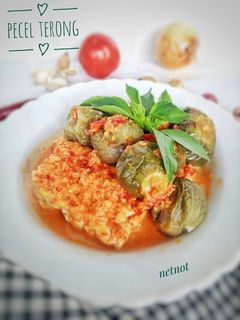 Foto resep Pecel terong tempe