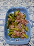 Ensalada de espárragos con panceta