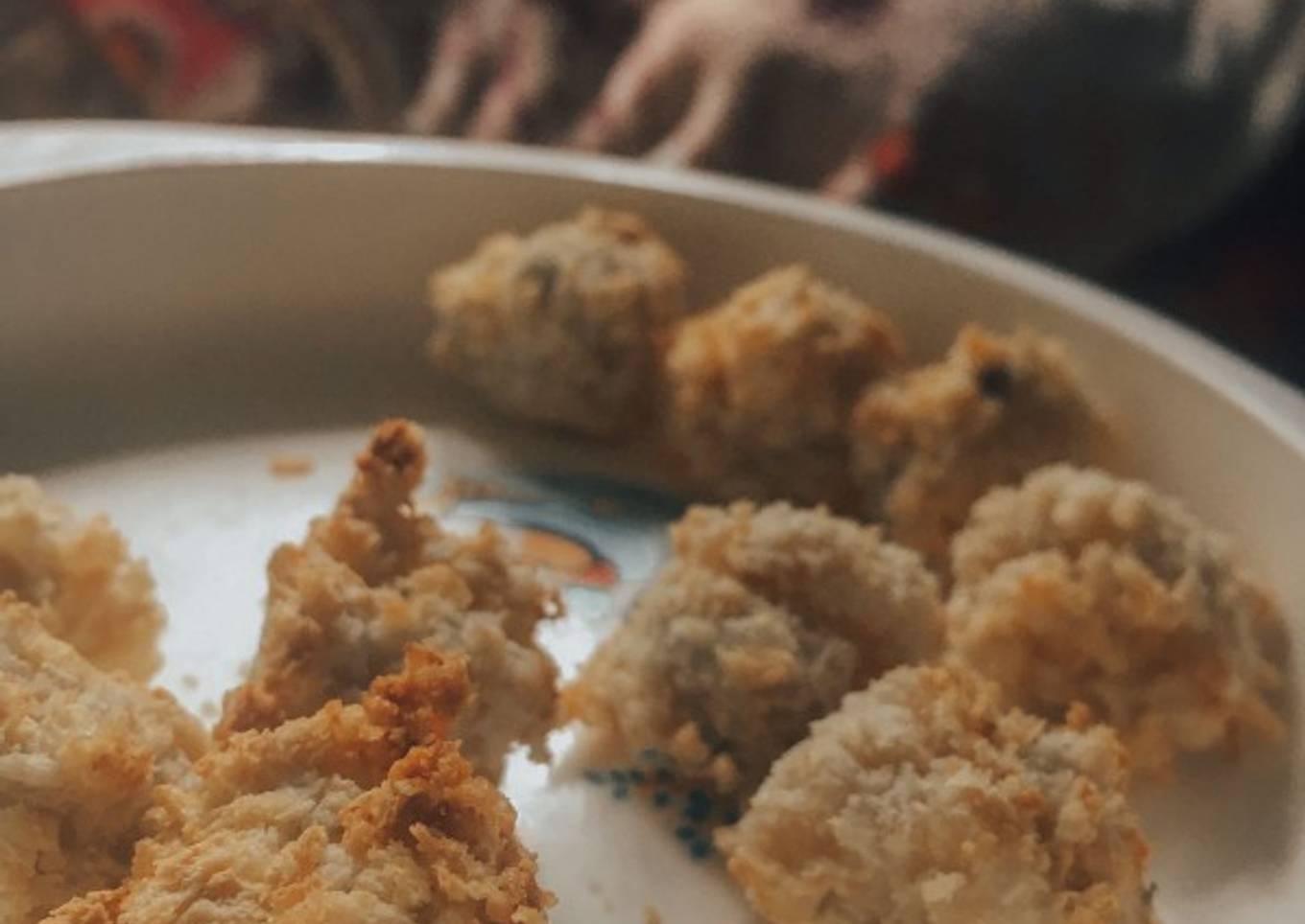 Bola bola nasi tahu Airfryer