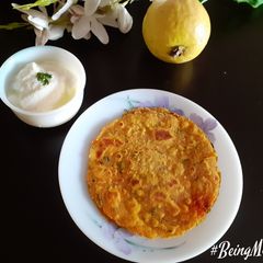 A picture of Guava Parathas.