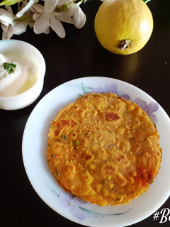 A picture of Guava Parathas.