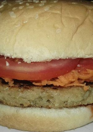 Una foto de Hamburguesas de okara de soja