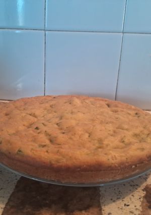 Una foto de Bizcochuelo dulce de zapallito y zanahoria vegano