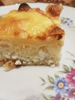 Szórt túrós sütemény recept fotója