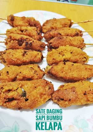 Foto resep 51. Sate Daging Sapi Bumbu Kelapa