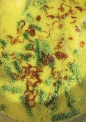 Foto resep Santan labu kuning & kacang panjang