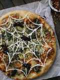 Pizza mini de Halloween
