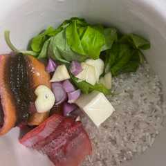 รูปของ MPASI 6M+ Bubur Belut Bayam