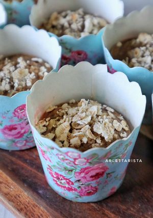 Foto resep Banana oatmeal muffins (gluten free)