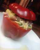 Bell Pepper Stuffed with Tuna Ceviche