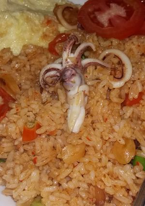 Foto resep Nasi Goreng Seafood Simple