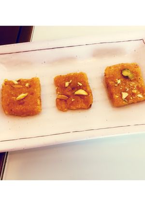 A picture of Mango Barfi.