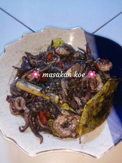 Foto resep Cumi tinta hitam
