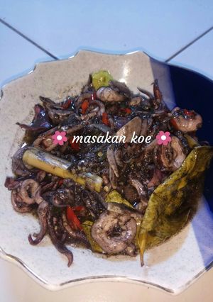 Foto resep Cumi tinta hitam