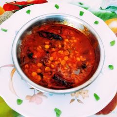 Double Tadka tasty matar dal A picture of Double Tadka tasty matar dal.