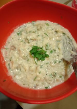 बैंगन का रायता(baingan ka raita recepie in hindi) रेसिपी मुख्य फोटो