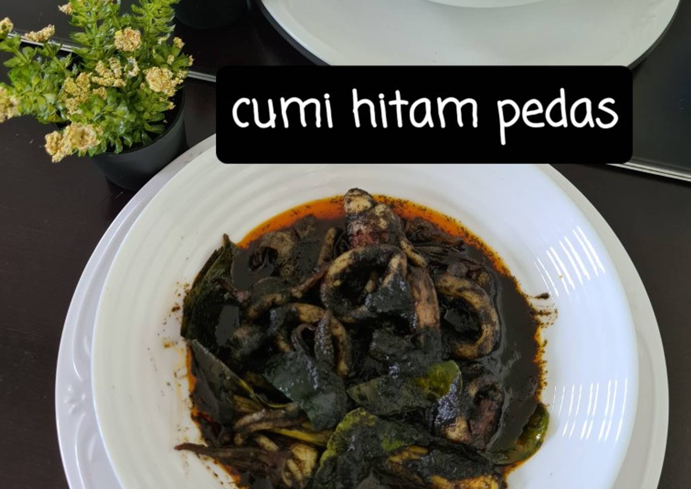 Cumi hitam pedas