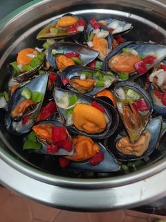 Una foto de Mejillones a la vinagreta