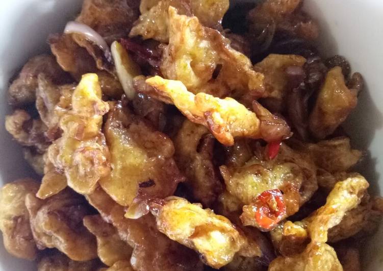 Resep Jamur crispy pedas manis yang Enak Banget