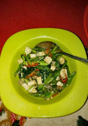Foto resep Tumisan tahu + kacang panjang simple