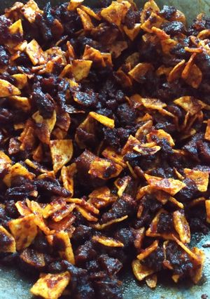 Foto resep Suir daging + keripik kentang