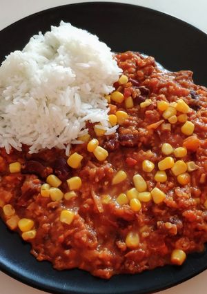 Une photo de Chili sin carne (vegan)