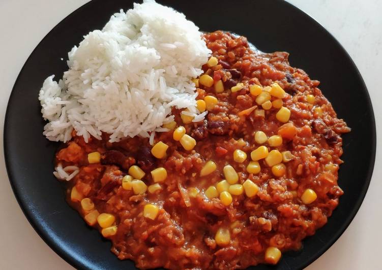 Recette Des Chili sin carne (vegan)