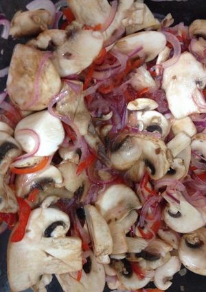 Una foto de Ceviche de champiñones
