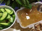 A picture of vinegar pickled