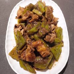 A picture of Ampalaya with Ribs.