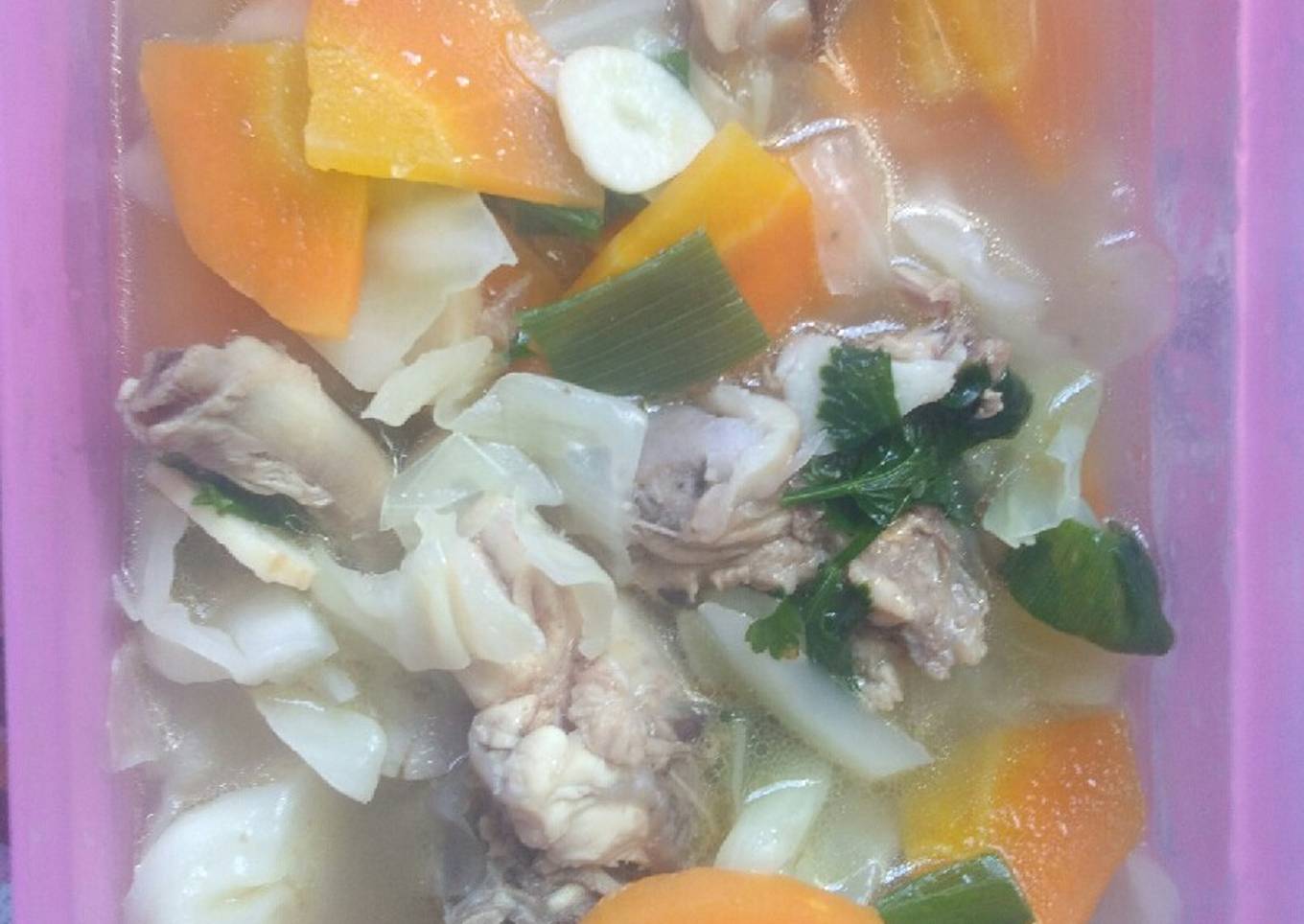 Sop tulang ayam ✨