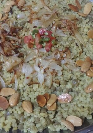 صورة لوصفة مجدرة البرغل