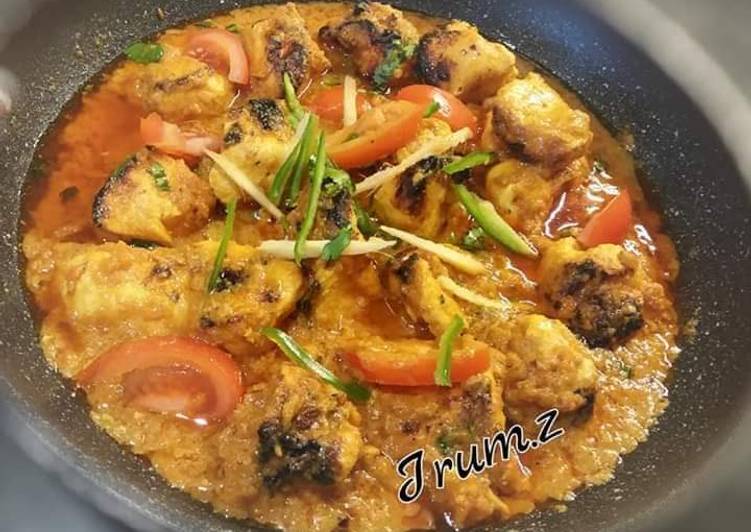 Recipe: Perfect Chiken Tikka Karahi