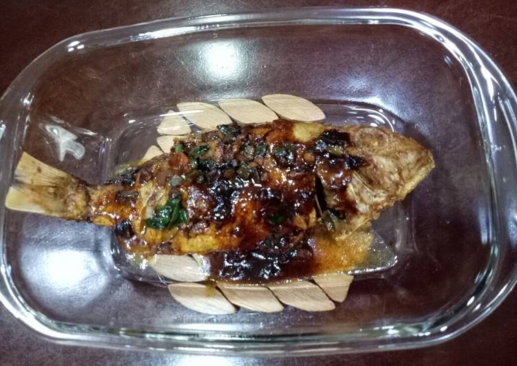 Resep Ikan kakap bumbu tauco yang Enak