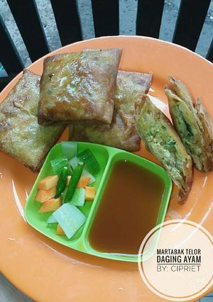 Foto resep Martabak Telor daging Ayam Rasa Daging Sapi Ala Abang''