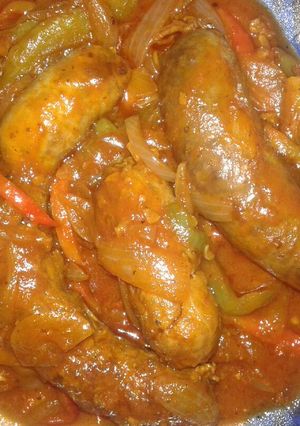Una foto de Chorizo a la pomarola 😊