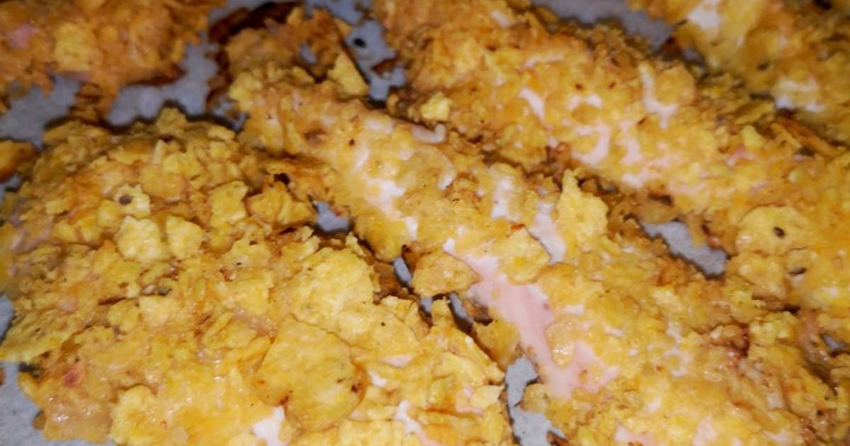 Куриное филе в чипсах на сковороде рецепт с фото