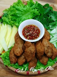 Hình của món Cuốn chả cá.