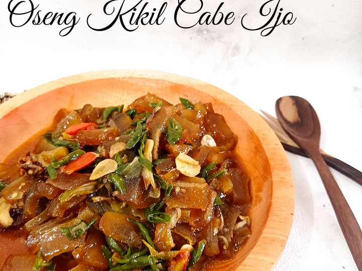 Cara Membuat Oseng Kikil Cabe Ijo Menu Enak Dan Mudah Dibuat